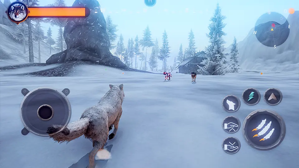 Wild Fantasy Wolf Simulator gameplay screenshot