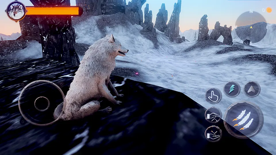 Wild Fantasy Wolf Simulator gameplay screenshot