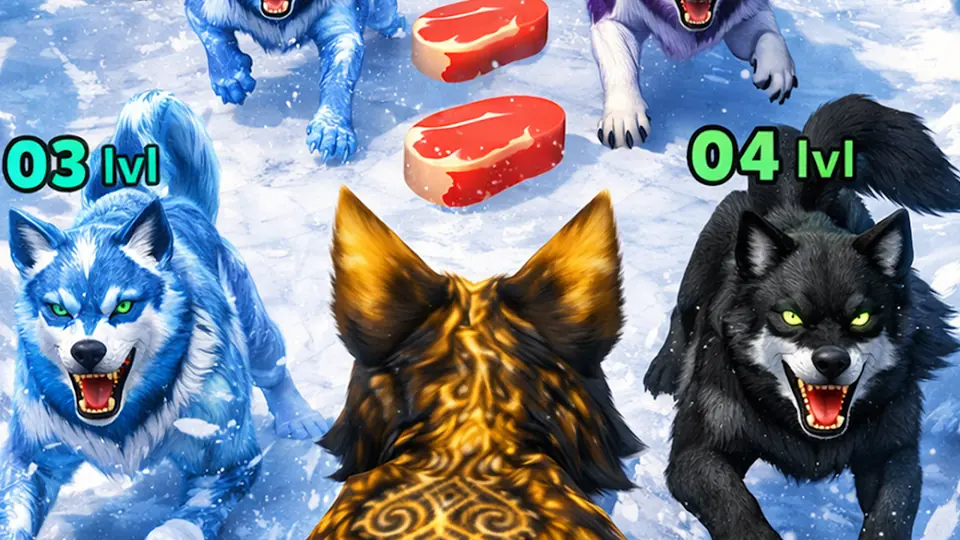 Wolf Run Evolution Game gameplay screenshot