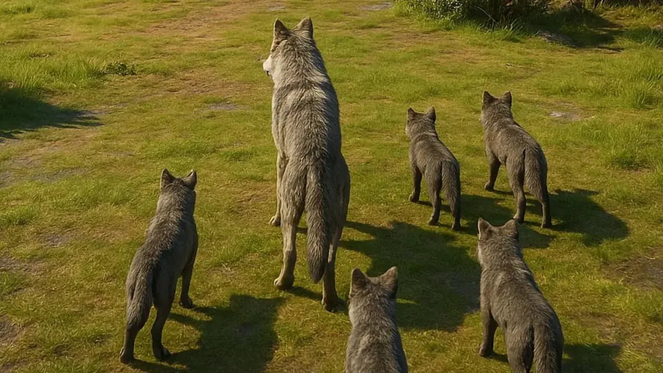 Wolf Survival: Wild Hunting gameplay screenshot